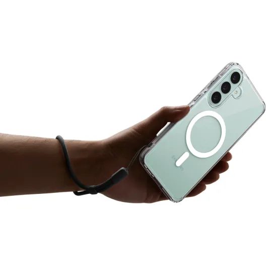 Samsung Galaxy S26 FE dėklas – Spigen Ultra Hybrid Mag MagSafe – balta