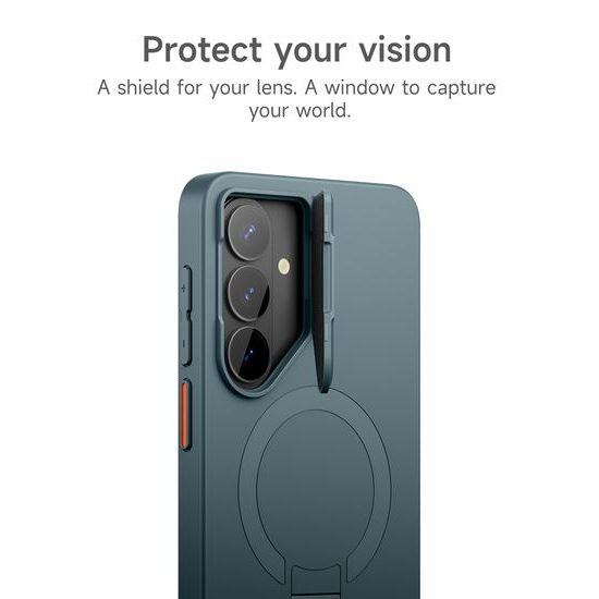 Suritch MagSafe Kickstand Camprotector θήκη Samsung Galaxy S26, σκούρο πράσινο