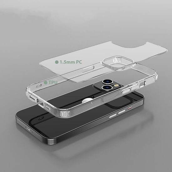 Tech-Protect Flexair Hybrid, iPhone 15, priehľadny