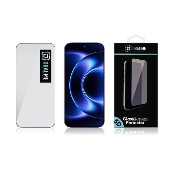 OBAL:ME 5D Screenprotector - Gehard glas - voor Xiaomi 17 Ultra - Zwart