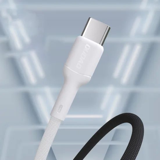 Καλώδιο Dudao L9C USB-C – USB-C, 65W, 1 m, λευκό