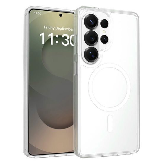 JP MagFit Colour θήκη MagSafe με μαγνήτη N52, Samsung Galaxy S26 Ultra, λευκή