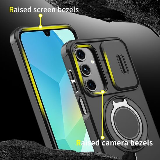 Camslide Stand borító, Samsung Galaxy A16, kék