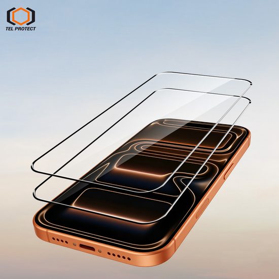 Tel Protect Dust-Free Easy Fit 6D zaštitno kaljeno staklo, Samsung Galaxy S25, 2 komada, crno
