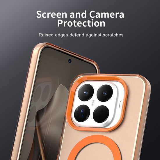 Techsuit CandyCase MagSafe, Xiaomi 17T, pomarańczowy