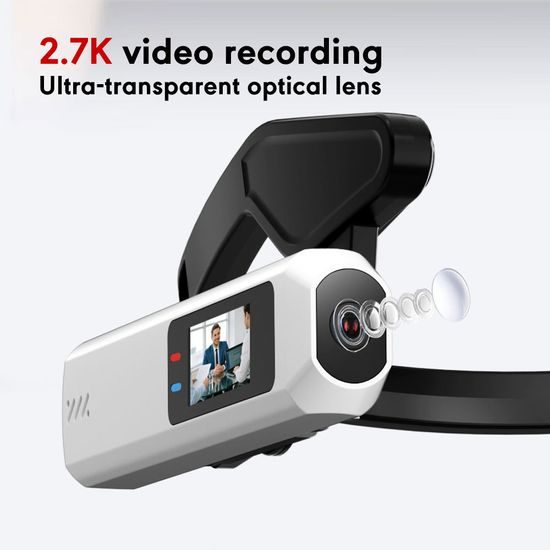 S111 action cam indossabile da testa (POV), nera