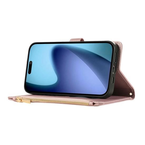 Glamour etui, iPhone 17 Pro, rožnato