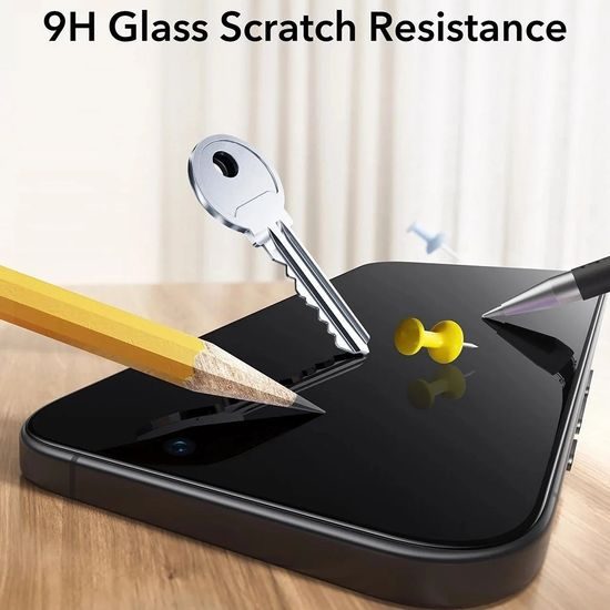 ESR Tvrzené sklo UltraFit, iPhone 17 / iPhone 16 Pro, 3 kusy