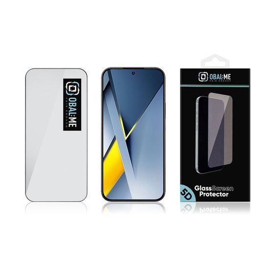 OBAL:ME 5D Screenprotector - Gehard glas - voor Xiaomi Poco F8 Ultra - Zwart