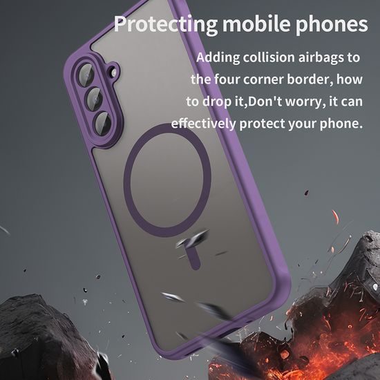 Techsuit HaloFrost II MagSafe, Samsung Galaxy A17 5G, μωβ