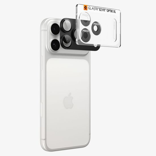 Spigen Optik.TR Ez Fit Pro XL (AGL12035), ochrana fotoaparátu, iPhone 18 Pro, tmavě šedá