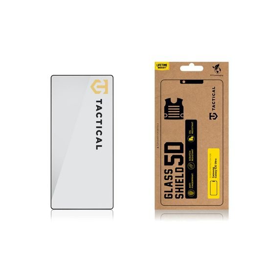Tactical Glass Shield 5D προστατευτικό γυαλί για Samsung Galaxy S25 Ultra, μαύρο