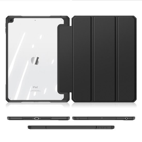 Husă Dux Ducis Toby pentru iPad 10.2'' 2020 / iPad 10.2'' 2019, neagră
