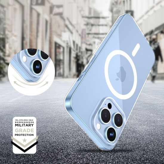 Tech-Protect FlexAir MagSafe Hoesje - iPhone 13 Pro - Transparant (Anti-geel)