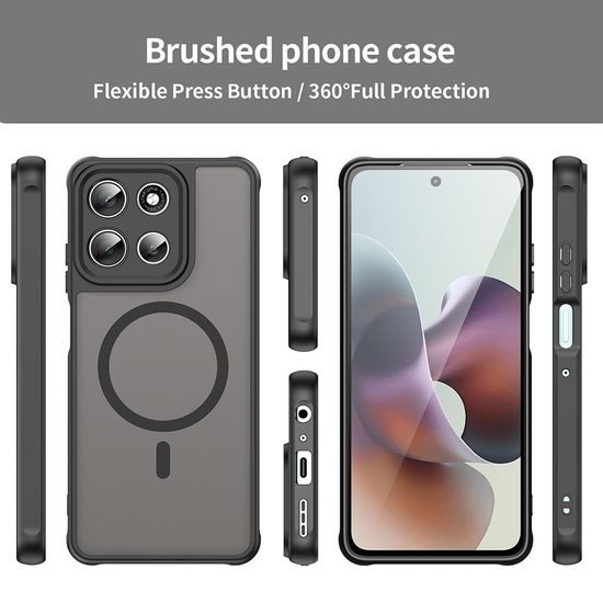 Techsuit HaloFrost II MagSafe, Motorola Moto G56, μαύρο