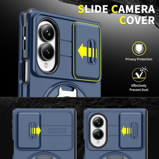 Etui Camslide Stand, Samsung Galaxy Z Fold 8, niebieskie