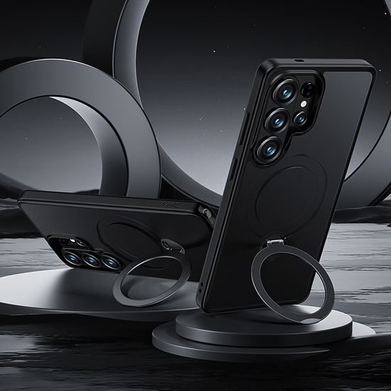 Benks Magnetic Mist obal se stojánkem, Samsung Galaxy S26 Ultra, černý