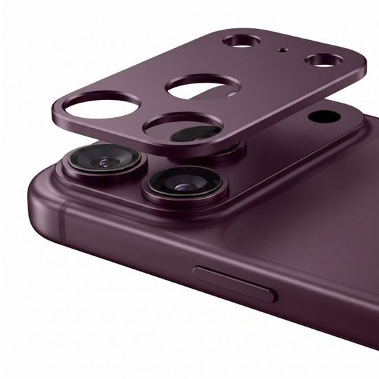 Tech-Protect Camalloy Fit+ kaamerakaitse iPhone 18 Pro Max – punane
