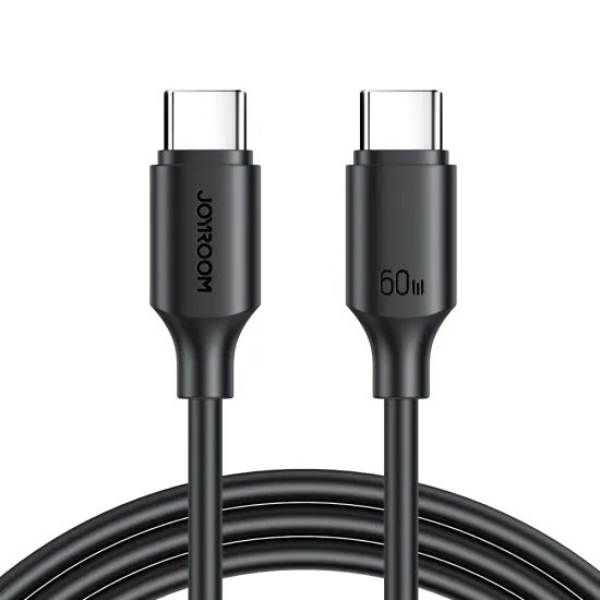 Joyroom A9 kabel USB-C - USB-C, PD, QC, 60W, 3A, 1m, černý
