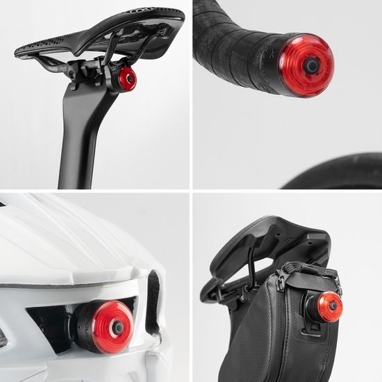 Wozinsky WIS-02 Vodoodporna pametna zadnja luč (1 kos), črna