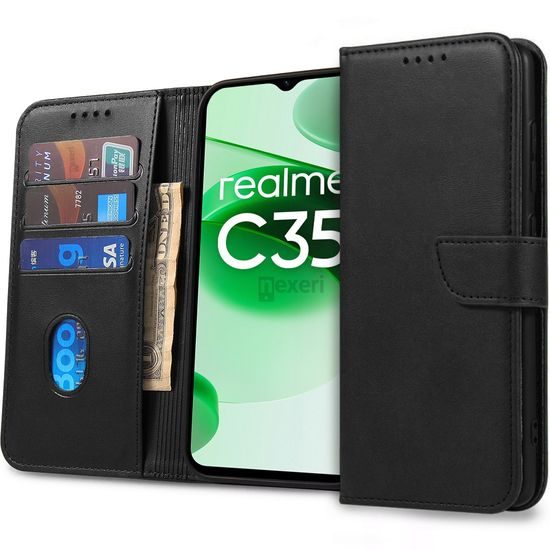 Tech-Protect Realme C35, fekete tok