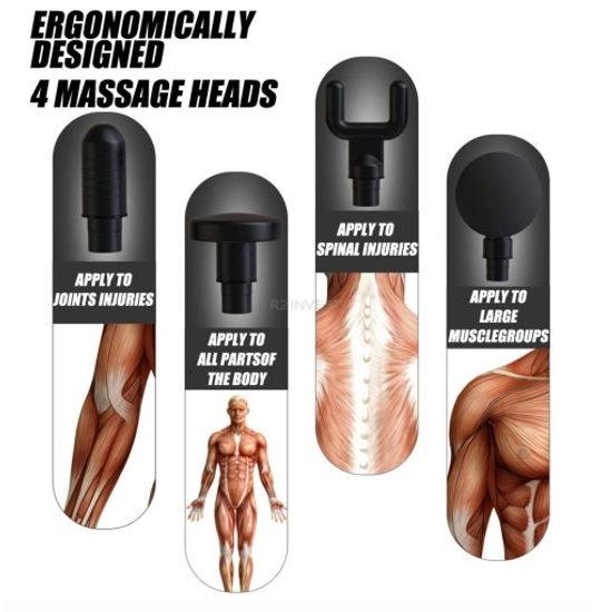 Συσκευή μασάζ FH-320, μαύρη