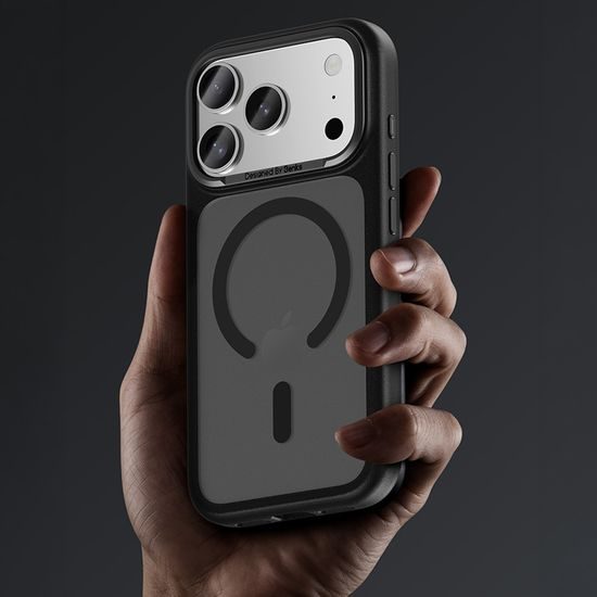 iPhone 17 Pro Max / 18 Pro Max ümbris – Benks Magnetic Mist Metal Frame – must