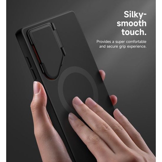 Suritch MagSafe Kickstand Camprotector obal Samsung Galaxy S24 Ultra, černý