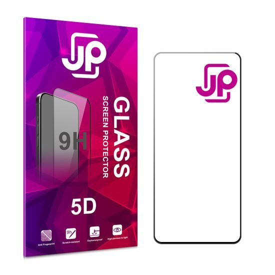 JP 5D zaščitno kaljeno steklo, Xiaomi Redmi Note 13 5G, črno