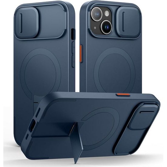 Suritch MagSafe Kickstand Camprotector θήκη iPhone 13 / 14, μπλε