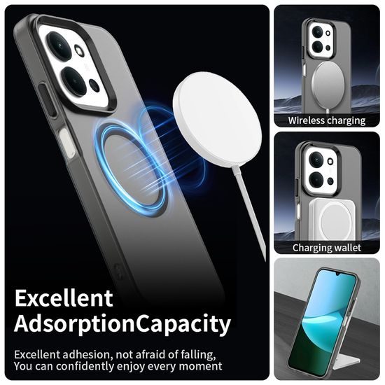 Techsuit CandyCase MagSafe, Xiaomi Redmi 15C 4G / 5G / Poco C85 4G, μαύρο