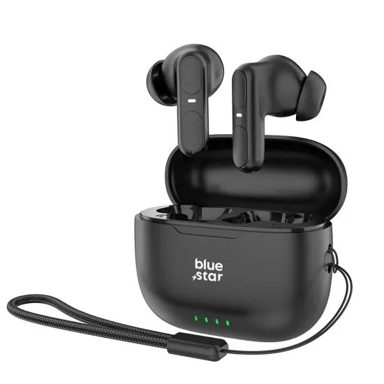 BlueStar Bezdrátová Bluetooth sluchátka TWS BK31, černá