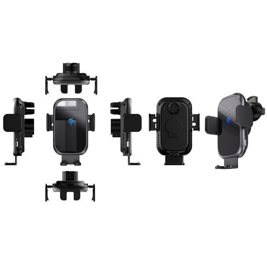 Βάση τηλεφώνου αυτοκινήτου για ταμπλό και αεραγωγό με ασύρματη φόρτιση, 15W, Qi, C13