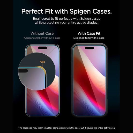 Spigen Glas.tR EZ Fit Pro AC Tvrzené sklo, iPhone 16 Pro / 17 / 17 Pro / 18 Pro, 2 kusy