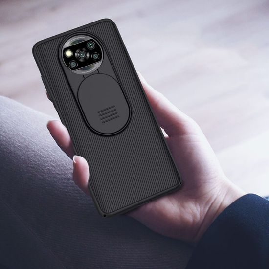Nillkin Camshield, Xiaomi Poco X3 Pro / X3 NFC, crni