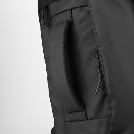 JP Rucksack B08 - 50x30x20 cm - Alltagsrucksack mit verstellbaren Schultergurten - Schwarz