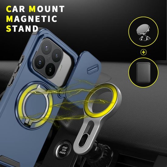 Camslide Stand obal, Xiaomi 17T Pro, modrý