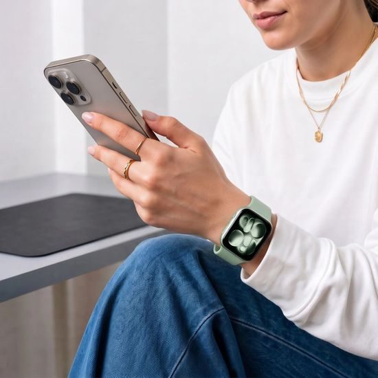 Tech-Protect Silicone rihm Apple Watch 8 / 9 / 10 / 11 / 12 / SE / Ultra (40 / 41 / 42 mm) – heleroheline