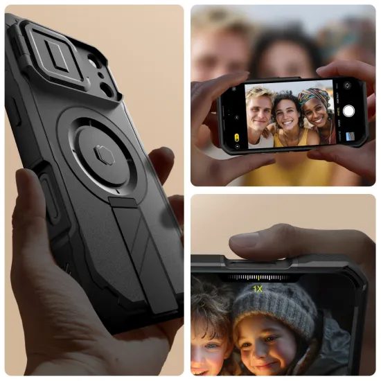 Tech-Protect Kevlar MagSafe θήκη, iPhone 17 Pro Max, μαύρη