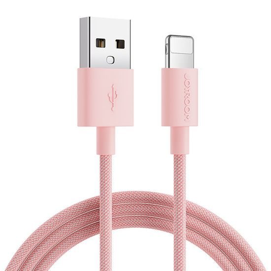 Joyroom Lightning USB kábel, 1m, rózsaszín (S-1030M13)