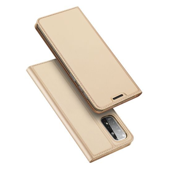 Dux Ducis Skin Pro, Klapphülle, Xiaomi Redmi Note 11 / Note 11S, goldfarben