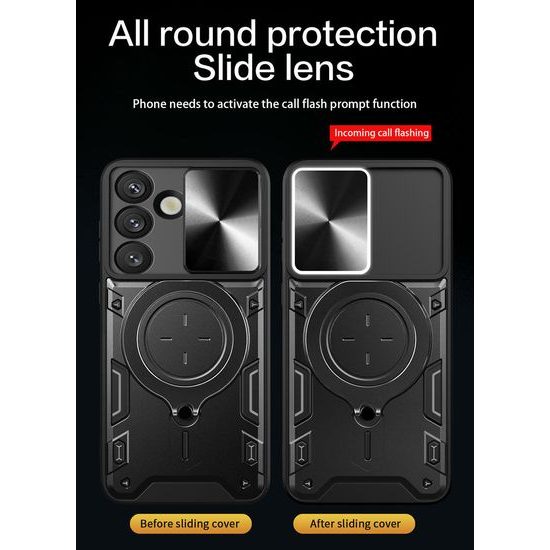 Θήκη Camshield Ring, Samsung Galaxy S26, μαύρη