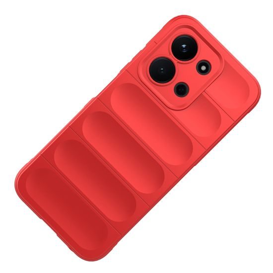 Θήκη Wency Magic Shield, Xiaomi Redmi 15C, κόκκινη