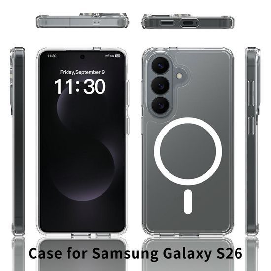 Διάφανη θήκη Magsafe, Samsung Galaxy S26, διάφανη