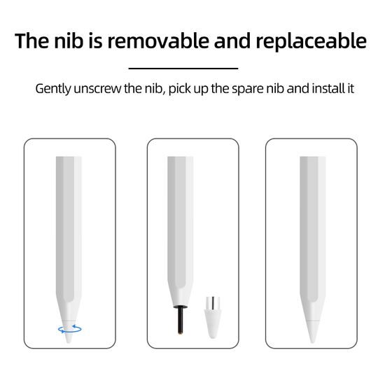 JP Stylus Uni στυλό αφής για έξυπνα τηλέφωνα και tablet, μαύρο