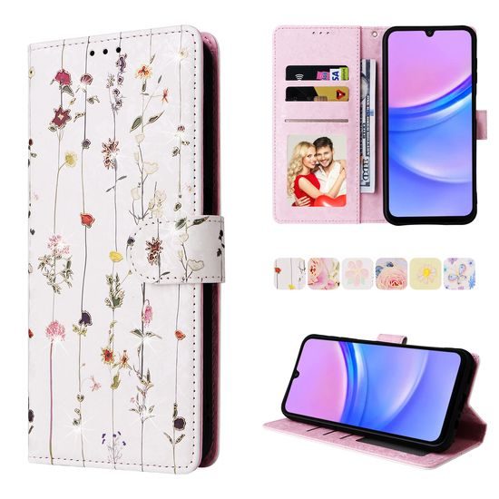 Magnet Case, Samsung Galaxy A16, lúčne kvety