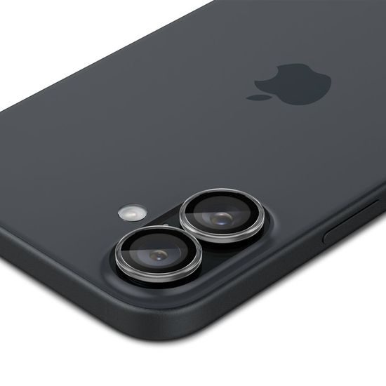 Spigen Optik.TR Ez Fit zaščita za kamero, 2 kosa, iPhone 16 / 16 Plus, kristalno čista