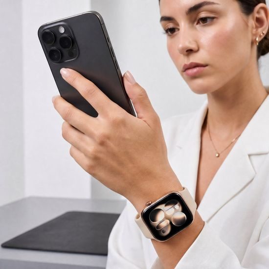 Apple Watch 8 / 9 / 10 / 11 / 12 / SE / Ultra (44 / 45 / 46 / 49 mm) apyrankė – Tech-Protect Silicone silikoninė apyrankė – smėlio