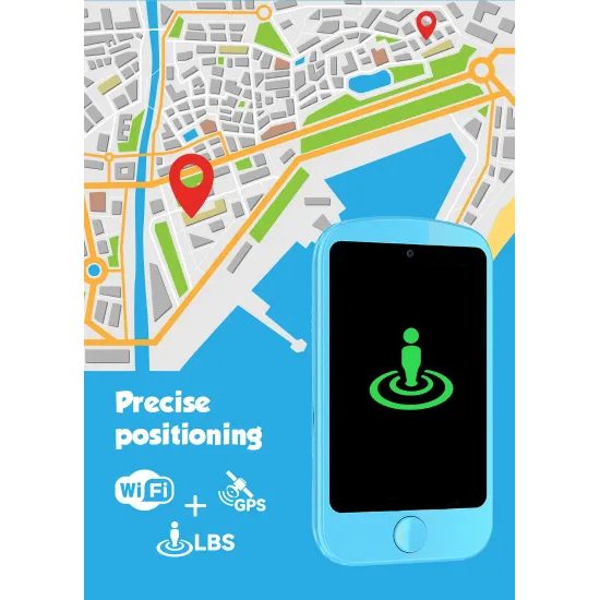 Kinder Smartphone mit Spielen, Anrufen, Nachrichten, Dual-Kamera und Touchscreen für Mädchen - Rosa