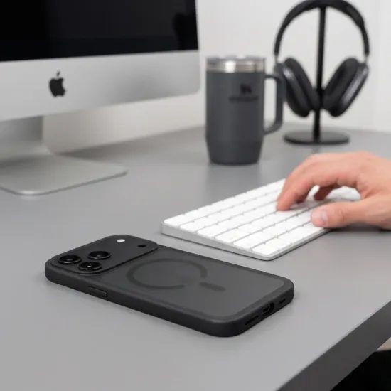 Tech-Protect MagMat MagSafe CC, iPhone 17 Pro / 18 Pro, čierny matný